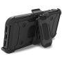 iPhone XR Holster case, Combo Shell with Built-in Kickstand and Swivel Belt Clip Heavy Duty Protection Shockproof Cover for Apple iPhone XR 6.1inch (iPhone XR)