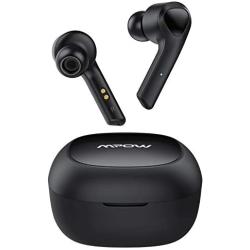 True Wireless Earbuds, Mpow MS1 in-Ear Bluetooth Earphones, Immersive Sound w/Bass, IPX7 Sweatproof, Touch Control, 25 Hrs w/Charging Case/Mics, TWS Headphones for All Bluetooth Devices