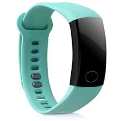 kwmobile Silicone Watch Strap Compatible with Huawei Honor Band 3 - Fitness Tracker Band with Clasp - Mint