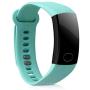 kwmobile Silicone Watch Strap Compatible with Huawei Honor Band 3 - Fitness Tracker Band with Clasp - Mint