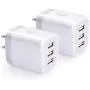 USB Wall Charger, Hootek 2-Pack USB Wall Plug 3-Port Charging Box 3.1A Power Adapter Multi Port Quick Charger Block Cube Compatible for iPhone XR/XS/XS MAX/X/8/7/6S Plus, iPad, Samsung, LG, HTC, Moto USB Wall Charger, Hootek 2-Pack USB Wall Plug 3-Port Charging Box 3.1A Power Adapter Multi Port Quick Charger Block Cube Compatible for iPhone XR/XS/XS MAX/X/8/7/6S Plus, iPad, Samsung, LG, HTC, Moto