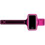 EDX Running Armband Phone Holder for Men & Women, with and Without LED, Compatible with iPhone and Galaxy Smartphones, Pink