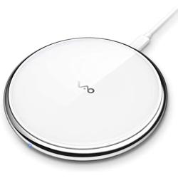 Vebach Dubhe1 Wireless Charger, Qi Certified Fast Wireless Charging Pad Compatible iPhone SE/11/11 Pro/11 Pro Max/XS/XS Max/XR, 7.5W for iPhone X/8Plus, 10W for Samsung Galaxy S20/S10/S9/Note 10