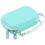 Canboc Hard Carrying Case for Canon Ivy Mobile Mini CLIQ CLIQ+ Instant Camera Printer Wireless Bluetooth Portable Smartphone Photo Printer, Mesh Pocket fit Zink Photo Paper and USB Cable, Mint Green