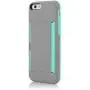 Incipio IPH-1185-GRYTEAL iPhone 6S Case, Stowaway [Kickstand][Credit Card] Wallet Cover fits Both Apple iPhone 6, iPhone 6S - Gray/Teal