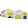 tsdjy Cool Yellow Tropical Pineapple Swim Goggles，Summer Fashion Anti Fog Uv Swim Goggles with Fabric Strap,Gifts Ideas for Kids，Teens，Girl，Boy,Toddler with Headband