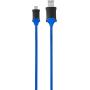 AmazonBasics PlayStation 4 Controller Charging Cable - 6 Foot, Blue