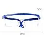 Decdeal Protective Goggles Multi-function Closed Safety Glasses Saliva Splashing and Anti-Fog Antisand Windproof Dust Resistant Transparent Outdoor Sport