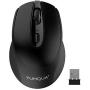 YUMQUA SB222-W Computer Mouse Wireless, 2.4G Optical Silent Mouse with Nano USB Receiver, 3 Adjustable DPI(Up to 1600), Cordless Mouse for Laptop PC, Fits Left & Right Handed Users