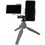 OCTO MOUNTS - Dual Tripod Mount Adapter for Live Video and Photography with Multiple Devices. Compatible with Smartphones and Action Cameras: iPhone, Samsung Galaxy, GoPro, Android, Google Pixel, etc.