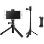 Extension Pole Tripod, Mini Selfie Stick Tripod Stand Handle Grip for Osmo Action/Osmo Pocket/Gopro Series Action Cameras and Smartphone - W1011
