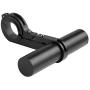 Tbest Bike Handlebar Extender Aluminum Alloy Carbon Tube Extension Space Saver with Double Clamps, Bracket for Bike Light, GPS, Phone etc