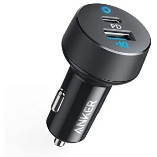 Anker Car Charger USB C, 30W 2-Port Compact Type C Car Charger with 18W Power Delivery and 12W PowerIQ, PowerDrive PD 2 with LED for iPad Pro (2018), iPhone XS/Max/XR/X/8/7, Pixel 3/2/XL and More Anker Car Charger USB C, 30W 2-Port Compact Type C Car Charger with 18W Power Delivery and 12W PowerIQ, PowerDrive PD 2 with LED for iPad Pro (2018), iPhone XS/Max/XR/X/8/7, Pixel 3/2/XL and More