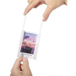 WINKINE Instax Mini Frames 2x3, 3 Pack Polaroid Frames Clear Cute Picture Frames for Tabletop & Desktop, Freestanding Sliding Photo Display for Fujifilm & Polaroid Film