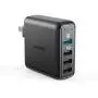 Anker Quick Charge 3.0 43.5W 4-Port USB Wall Charger, PowerPort Speed 4 for Galaxy S7/S6/edge/edge+, Note 4/5, LG G4/G5, HTC One M8/M9/A9, Nexus 6, with PowerIQ for iPhone 7, iPad, and More