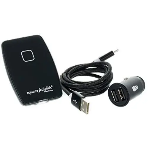 Jelly Grip WX QI Car Wireless Charger, USB, Car Adapter | Qi Wireless Compatible Charger with USB Cable and USB Car Charger | Works with Jelly Grip WX Air Vent Phone Holder (Sold Separately) Jelly Grip WX QI Car Wireless Charger, USB, Car Adapter | Qi Wireless Compatible Charger with USB Cable and USB Car Charger | Works with Jelly Grip WX Air Vent Phone Holder (Sold Separately)