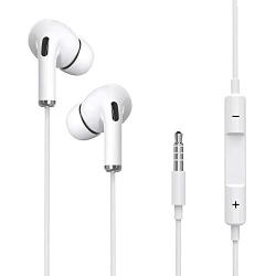 Earbuds, Wired Earbuds, High Definition Earphones, Noise Isolating in Ear Headphones, Deep Bass, Crystal Clear Sound, Compatible with iPhone, iPad, Samsung, Sony, Tablets and Android Smartphones