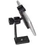Phone Tripod Mount Adapter with Cold Shoe, Riqiorod Smartphone Tripod Holder Clip, Metal 360 degree Rotation Vertical Cell Phone Bracket Compatible with iPhone, Samsung Galaxy, Huawei, LG Google (C10)