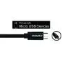 Duracell Hi-Performance 6 Ft Fast Charging Data Sync & Charge Nylon Braided Fabric Micro USB Cable for Android, Samsung, HTC, Nokia, Sony and More - Black Duracell Hi-Performance 6 Ft Fast Charging Data Sync & Charge Nylon Braided Fabric Micro USB Cable for Android, Samsung, HTC, Nokia, Sony and More - Black