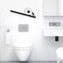 Toilet Paper Holder - Sisyphus Shelf for Toilet Paper Rolls - Bath Decor - Tilted Toilet Paper Rack - Bathroom Accessories - Black Toilet Paper Storage - Unique Tissue Paper Rolls Storage