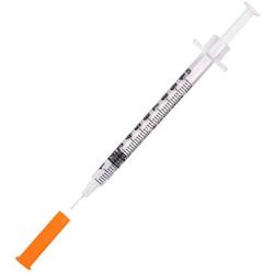 Brandzig Ultra-Fine Insulin Syringes 31G 1cc 5/16" 100-Pack Short Needle