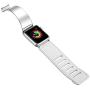 fastgo Compatible for Apple Watch Bands 38mm 40mm 42mm 44mm, Leather Stainless Steel Cuff Bracelet Strap Compatible for Iwatch Series 4 3 2 1 Women Girl Female Adjustable