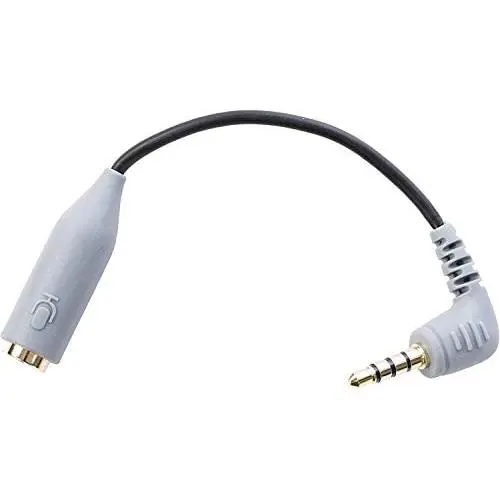 Movo MC3 3.5mm TRS to TRRS Adapter - Microphone Adapter for iPhone and Android Smartphones and Tablets Movo MC3 3.5mm TRS to TRRS Adapter - Microphone Adapter for iPhone and Android Smartphones and Tablets
