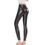 Ginasy Faux Leather Leggings Pants Stretchy High Waisted Tights for Women