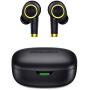 Bluetooth Wireless Earbuds, Bluedio P(Particle) TWS Wireless Earbud Headphones in-Ear Earphones with Charging Case, Mini Car Headset Built-in Mic for Cell Phone/Running/Android, 6Hrs Playtime