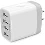 USB Charger Cube, Wall Charger Plug, Ailkin 4.8A 4-Muti Port USB Adapter Power Plug Charging Station Box Base Replacement for Phone 11 Pro Max/X/8/7, Pad, Samsung Phones and More USB Charging Block