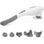 RENPHO Rechargeable Hand Held Deep Massager for Muscles, Back, Foot, Neck, Shoulder, Leg, Calf Cordless Electric Body Massage with Portable Design, White