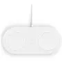 Belkin Dual Wireless Charger (Dual Wireless Charging Pad 10W for iPhone 11, 11 Pro, 11 Pro Max, Galaxy S20, S20+, S20 Ultra, Pixel 4, 4XL, AirPods and More), White