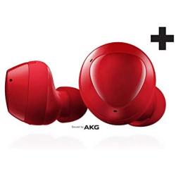 Samsung Galaxy Buds+ Plus, True Wireless Earbuds w/improved battery and call quality (Wireless Charging Case included), Red – US Version