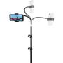 Haitent Retractable Adjustable Cell Phone Tall Tripod Stand Holder for iPhone 11 Pro Max,iPhone Xs Max,8,7 Plus, 6 Plus,360 Degree Rotatable Flexible Universal Gooseneck Smartphone Stand with Clamp