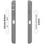CAFEWICH iPhone 6/6S Case Shockproof High Impact Tough Rubber Rugged Hybrid Case Silicone Triple Protective Anti-Shock Shatter-Resistant Mobile Phone Case for iPhone 6/6S 4.7"(Gray-White)