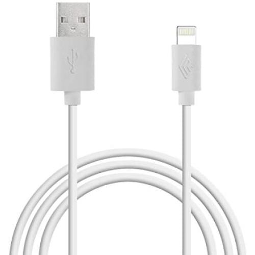 Apple Certified iPhone Lightning Cable 3 ft - for iPhone X XS XR XS Max SE 8 Plus 8 7 Plus 7 6S Plus 6 Plus 6 6S 5S 5 5C - Charge & Sync - 2.4a Rapid Power - Take for Travel - White