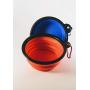 Matrose Red and Blue Dog and cat Collapsible Travel Bowls 350 ml or 12oz Perfect for Small to Medium Pets 2 Pack