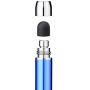 CCIVV 3 Pcs Stylus Pens for Touch Screens [0.24-inch Tip Series] + 12 Extra Replaceable Rubber Tips (Black/Silver/Dark Blue)