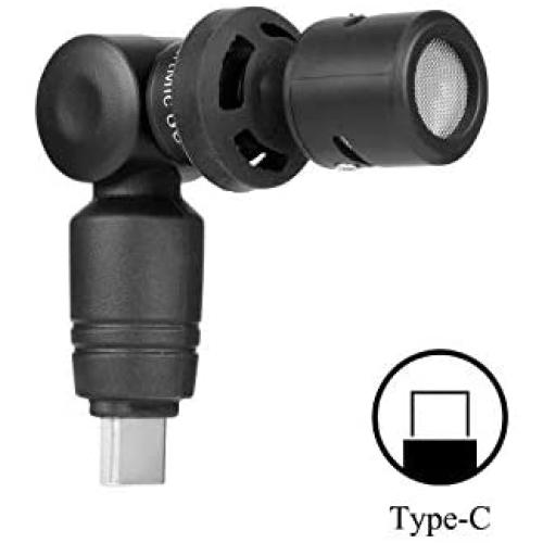 Saramonic Professional Mini Plug Play Microphone for Samsung Huawei USB-C Devices Smartphone Recording Broadcasting