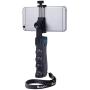 Annsm Mobile/Smartphone Video Rig Cage with Two Cold Shoe Mounts for External Device Such as Microphone, LEDs for iPhone X, X Plus, Samsung, GoPro and Action DSLR Cameras