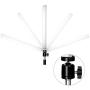 AW 13" Dimmable LED Ring Light RGB with Tripod Stand Ball Head Phone Holder Remote for Photo Makeup Video 6500K