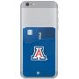 Arizona Wildcats Adhesive Silicone Cell Phone Wallet/Card Holder for iPhone, Android, Samsung Galaxy, Most Smartphones