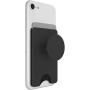 PopSockets PopWallet+ with Integrated Swappable PopTop - Black