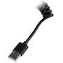 StarTech.com 1ft Coiled Lightning to USB Cable - Black - Apple 8 Pin Lightning Charger Cable for Your iPhone / iPad / iPod (USBCLT30CMB)