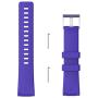 KingAcc Compatible Replacement Bands for Fitbit Versa, Soft Silicone Fitbit Versa Band, Metal Buckle Sport Wristband Strap Women Men Large Small White, Black, Peach, Gray