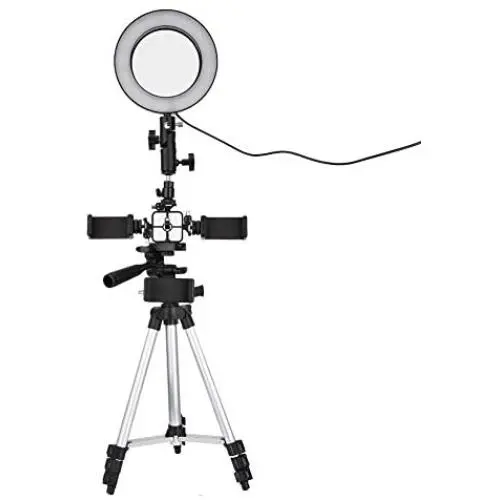 LED Ring Fill Light with Phone Clips Tripod, Selfie Makeup Beauty Fill Light, Photography Dimmable Ring Fill Light, Phone Video Light LED Ring Fill Light with Phone Clips Tripod, Selfie Makeup Beauty Fill Light, Photography Dimmable Ring Fill Light, Phone Video Light