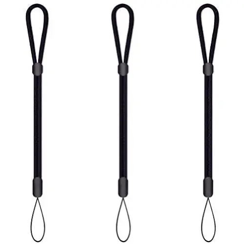 Wrist Lanyard Hand Strap, Adjustable 9.5inch Mini Wristlet for iPhone Cell Phone Camera Flashlight USB Flash Drive Key Remote Controller 3 Black Wrist Lanyard Hand Strap, Adjustable 9.5inch Mini Wristlet for iPhone Cell Phone Camera Flashlight USB Flash Drive Key Remote Controller 3 Black