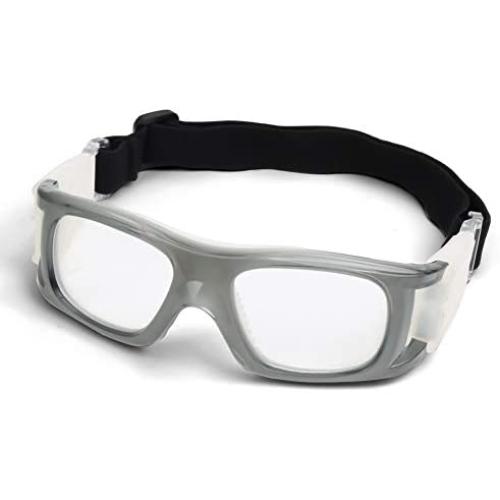 Flantor Outdoor Sports Goggles Over Glasses, Anti Shock Collision Protective Safety Goggles with Silicone Padding,Adjustable Strap for Basketball Football Hockey Rugby Baseball Soccer
