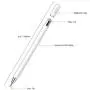 Stylus for iPad Pencil, MEKO 2 in 1 Universal Disc Stylus Touch Screen Pens for Apple/iPhone/Ipad pro/Mini/Air/Android/Microsoft/Surface and Other Touch Screens Bundle with 5 Replacement Tips-White Stylus for iPad Pencil, MEKO 2 in 1 Universal Disc Stylus Touch Screen Pens for Apple/iPhone/Ipad pro/Mini/Air/Android/Microsoft/Surface and Other Touch Screens Bundle with 5 Replacement Tips-White