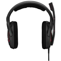 EPOS I Sennheiser GAME ONE Gaming Headset, Open Acoustic, Noise-canceling mic, Flip-To-Mute, XXL plush velvet ear pads, compatible with PC, Mac, Xbox One, PS4, Nintendo Switch, and Smartphone  - Black